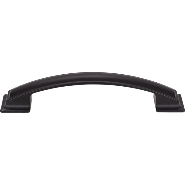 128 mm Center-to-Center Matte Black Square Annadale Cabinet Pull - Image 3