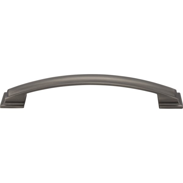 160 mm Center-to-Center Brushed Pewter Square Annadale Cabinet Pull - Image 3