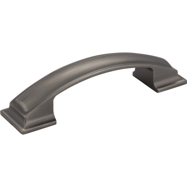 228 mm Center-to-Center Polished Nickel Square Anwick Cabinet Pull - Image 2