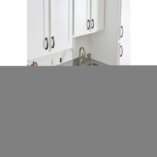 96 mm Center-to-Center Matte Black Square Annadale Cabinet Pull - Image 5