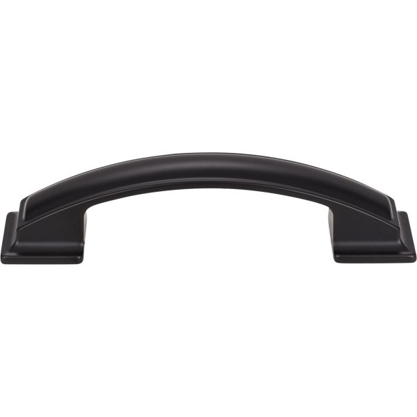 96 mm Center-to-Center Brushed Pewter Square Annadale Cabinet Pull - Image 3