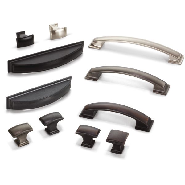 228 mm Center-to-Center Satin Nickel Square Anwick Cabinet Pull - Image 5
