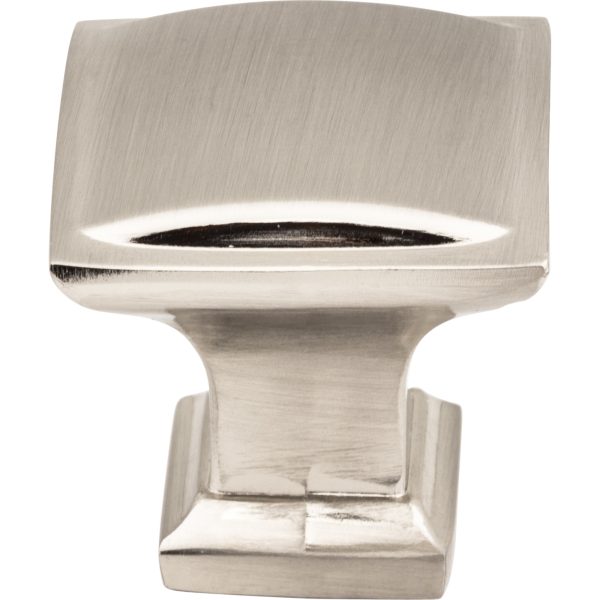 1-1/4" Overall Length Satin Nickel Square Annadale Cabinet Knob - Image 3