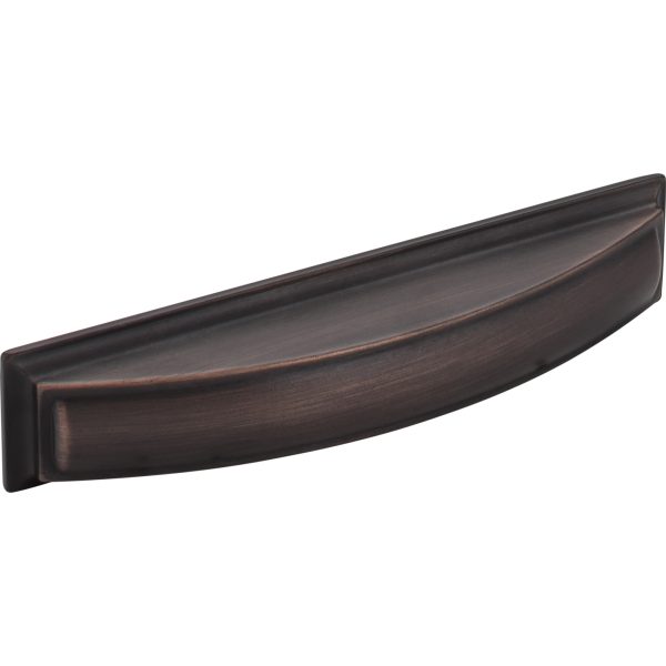 128 mm Center-to-Center Brushed Oil Rubbed Bronze Square Annadale Cabinet Cup Pull