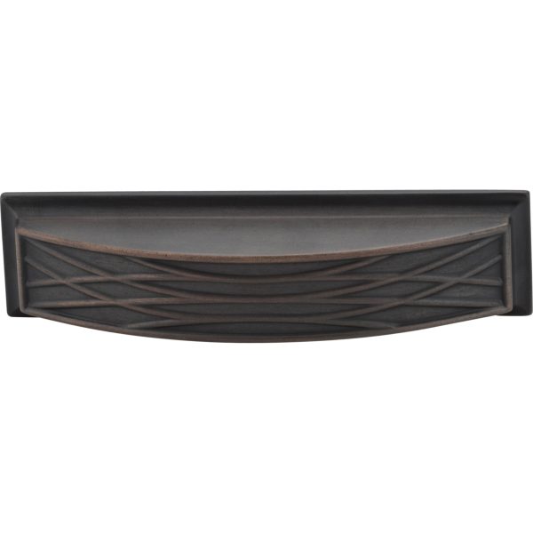 128 mm Center-to-Center Brushed Oil Rubbed Bronze Square Annadale Cabinet Cup Pull - Image 6