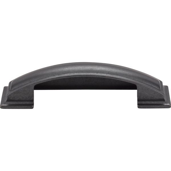 96 mm Center-to-Center Gun Metal Square Annadale Cabinet Cup Pull - Image 5