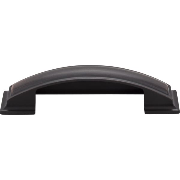 96 mm Center-to-Center Brushed Oil Rubbed Bronze Square Annadale Cabinet Cup Pull - Image 5