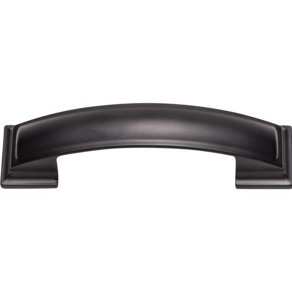 96 mm Center-to-Center Matte Black Square Annadale Cabinet Cup Pull - Image 4