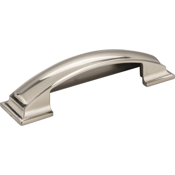 96 mm Center-to-Center Satin Nickel Square Annadale Cabinet Cup Pull - Image 5