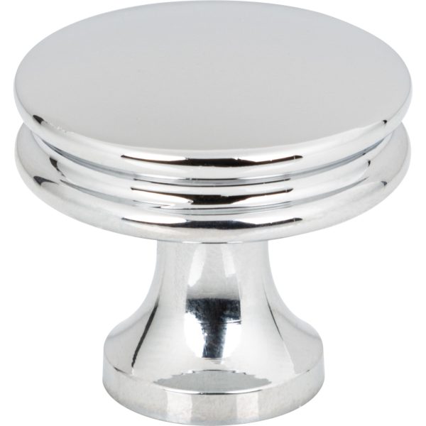 1-1/4" Diameter Polished Chrome Marie Cabinet Knob