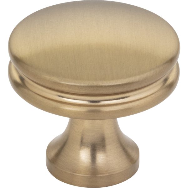 1-1/4" Diameter Satin Bronze Marie Cabinet Knob