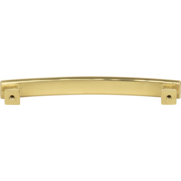 128 mm Center-to-Center Brushed Gold Square Hadly Cabinet Pull - Image 5