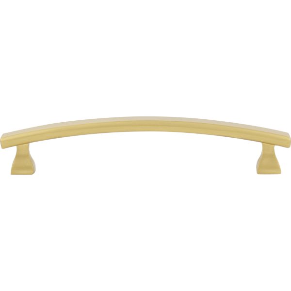 128 mm Center-to-Center Brushed Gold Square Hadly Cabinet Pull - Image 6