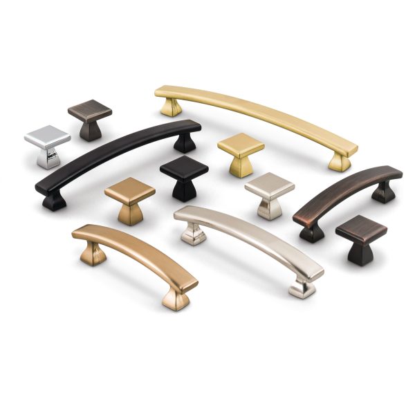 128 mm Center-to-Center Brushed Oil Rubbed Bronze Square Hadly Cabinet Pull - Image 5