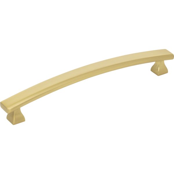 160 mm Center-to-Center Brushed Gold Square Hadly Cabinet Pull