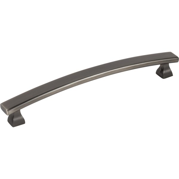 160 mm Center-to-Center Brushed Pewter Square Hadly Cabinet Pull