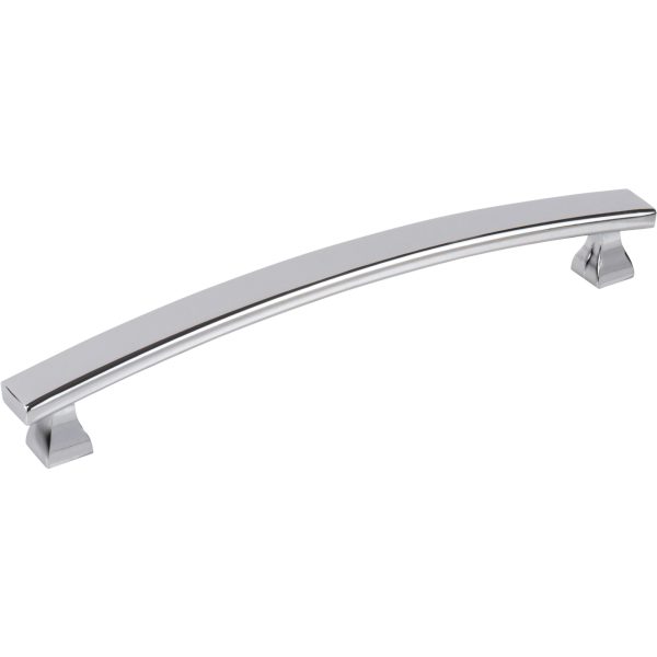 160 mm Center-to-Center Polished Chrome Square Hadly Cabinet Pull