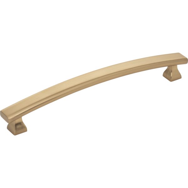 160 mm Center-to-Center Satin Bronze Square Hadly Cabinet Pull
