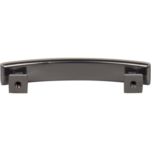 3" Center-to-Center Brushed Pewter Square Hadly Cabinet Pull - Image 5
