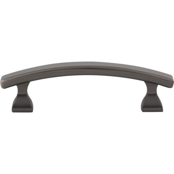 3" Center-to-Center Brushed Pewter Square Hadly Cabinet Pull - Image 6