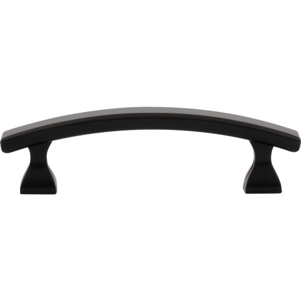3" Center-to-Center Matte Black Square Hadly Cabinet Pull - Image 6