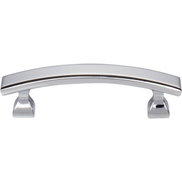 3" Center-to-Center Polished Chrome Square Hadly Cabinet Pull - Image 3