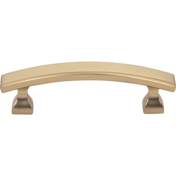 3" Center-to-Center Satin Bronze Square Hadly Cabinet Pull - Image 3