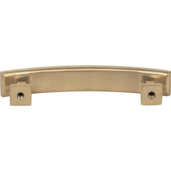 3" Center-to-Center Satin Bronze Square Hadly Cabinet Pull - Image 5