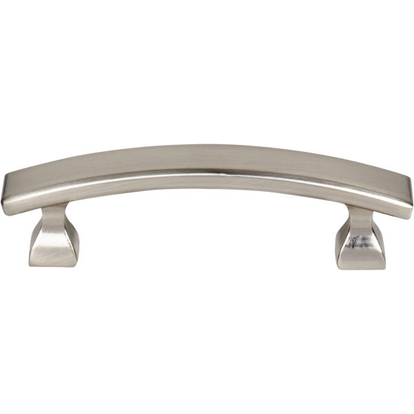 3" Center-to-Center Satin Nickel Square Hadly Cabinet Pull - Image 3