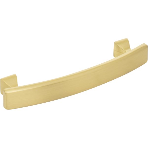 96 mm Center-to-Center Brushed Gold Square Hadly Cabinet Pull - Image 4