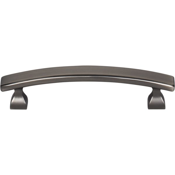 96 mm Center-to-Center Brushed Pewter Square Hadly Cabinet Pull - Image 3