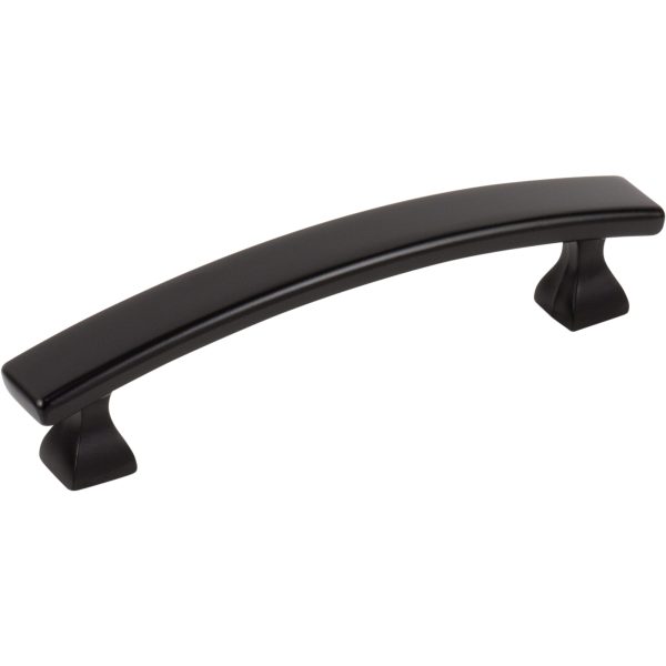 96 mm Center-to-Center Matte Black Square Hadly Cabinet Pull