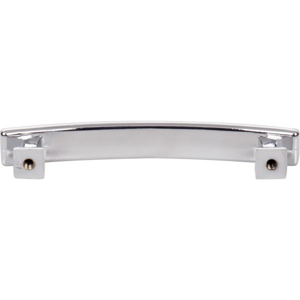 96 mm Center-to-Center Polished Chrome Square Hadly Cabinet Pull - Image 5