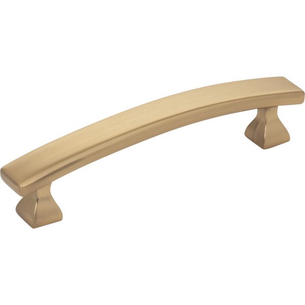 96 mm Center-to-Center Satin Bronze Square Hadly Cabinet Pull