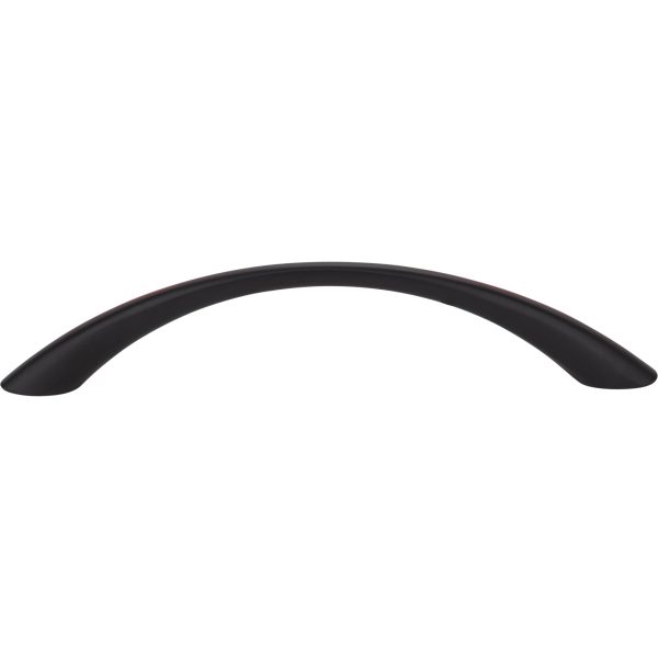 128 mm Center-to-Center Black Arched Verona Cabinet Pull - Image 3