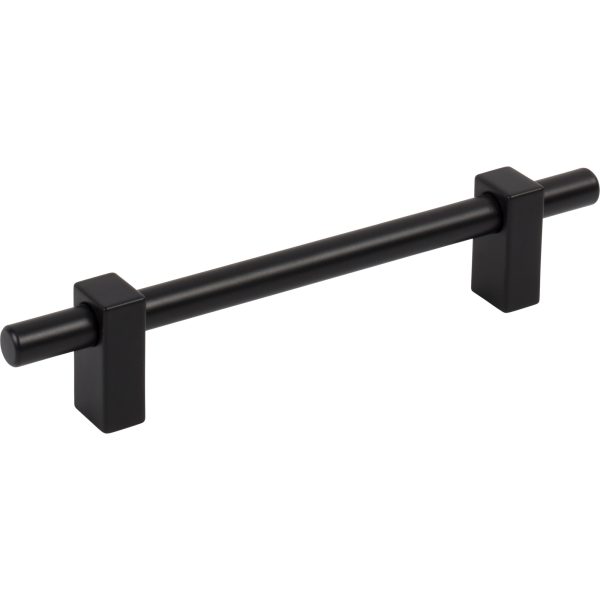 128 mm Center-to-Center Matte Black Larkin Cabinet Bar Pull