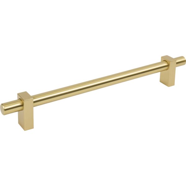 12" Center-to-Center Brushed Gold Larkin Appliance Handle