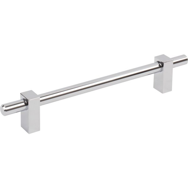 160 mm Center-to-Center Polished Chrome Larkin Cabinet Bar Pull