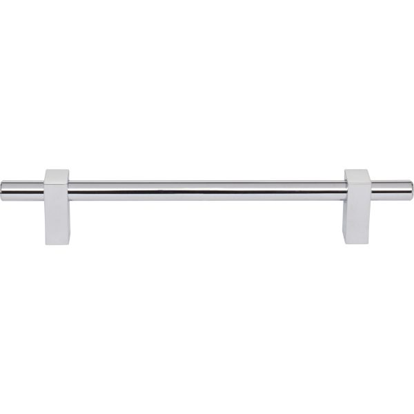 160 mm Center-to-Center Polished Chrome Larkin Cabinet Bar Pull - Image 3