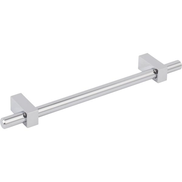 160 mm Center-to-Center Polished Chrome Larkin Cabinet Bar Pull - Image 4