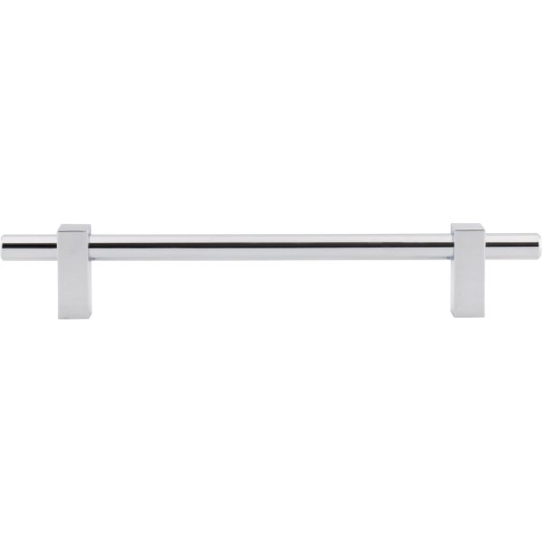 160 mm Center-to-Center Polished Chrome Larkin Cabinet Bar Pull - Image 6