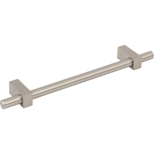 160 mm Center-to-Center Satin Nickel Larkin Cabinet Bar Pull - Image 4