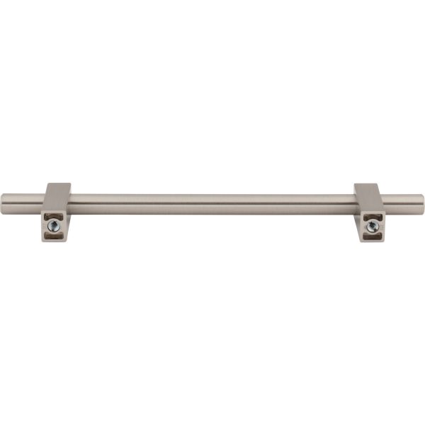 160 mm Center-to-Center Satin Nickel Larkin Cabinet Bar Pull - Image 5