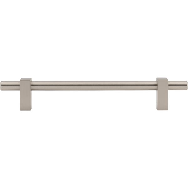 160 mm Center-to-Center Satin Nickel Larkin Cabinet Bar Pull - Image 6