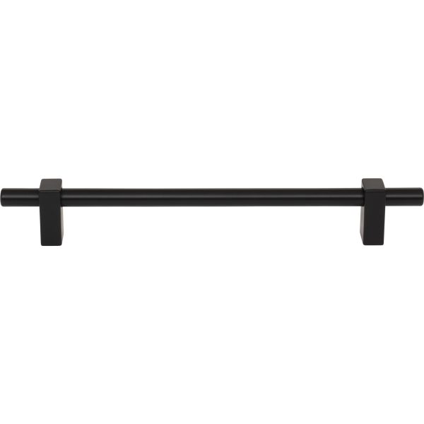 192 mm Center-to-Center Matte Black Larkin Cabinet Bar Pull - Image 3