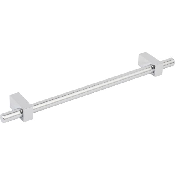 192 mm Center-to-Center Polished Chrome Larkin Cabinet Bar Pull - Image 4