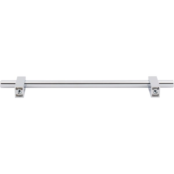 192 mm Center-to-Center Polished Chrome Larkin Cabinet Bar Pull - Image 5