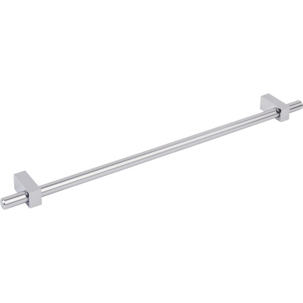 305 mm Center-to-Center Polished Chrome Larkin Cabinet Bar Pull - Image 4