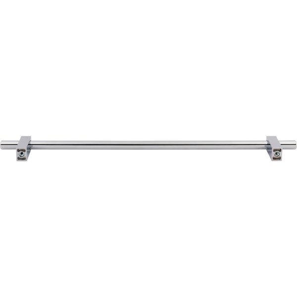 305 mm Center-to-Center Polished Chrome Larkin Cabinet Bar Pull - Image 5