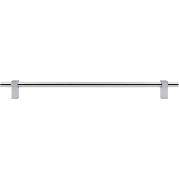 305 mm Center-to-Center Polished Chrome Larkin Cabinet Bar Pull - Image 6